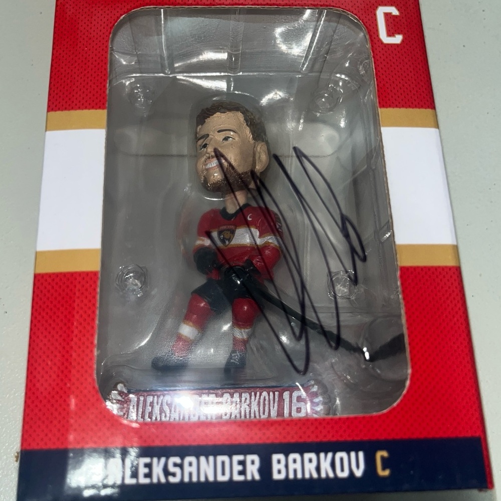 Signed Barkov Florida Panthers Bobblehead